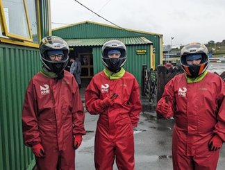 Lads enjoy a special day